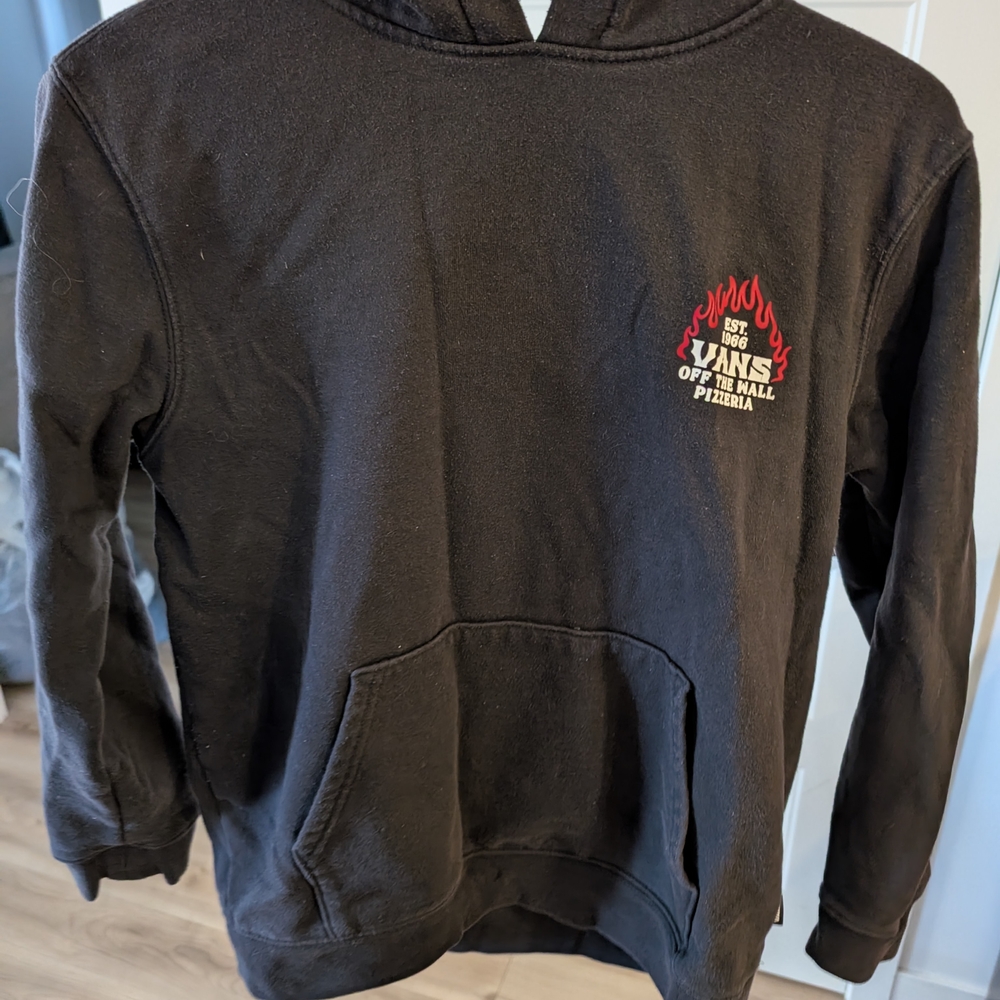 Vans Black Hoodie for Teens